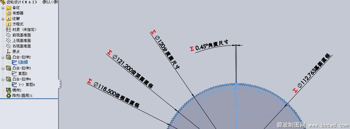 齿轮画法，只要输入 M 和 Z 就可生成！嘿嘿