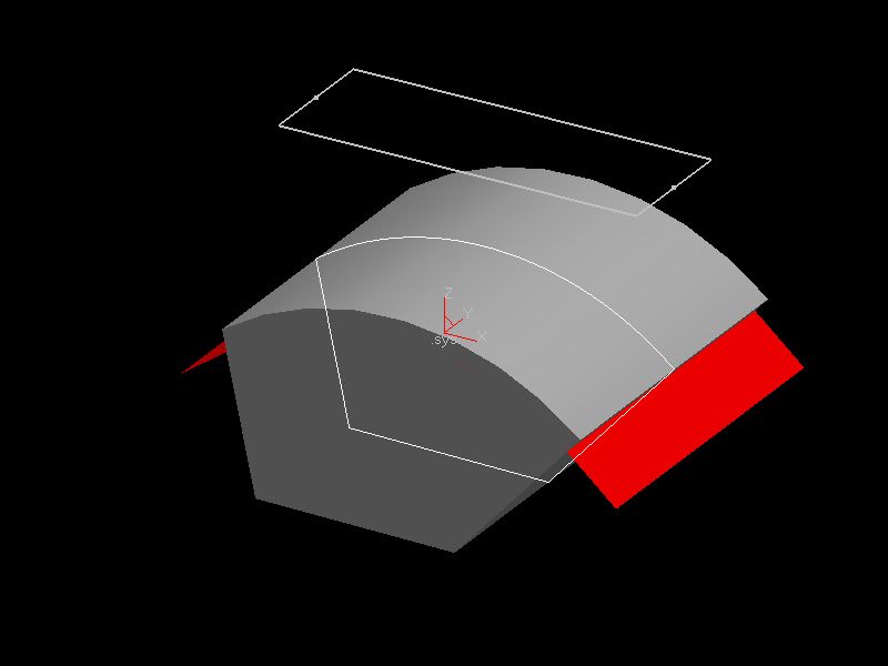 caxa制造工程师 拉伸除料的问题