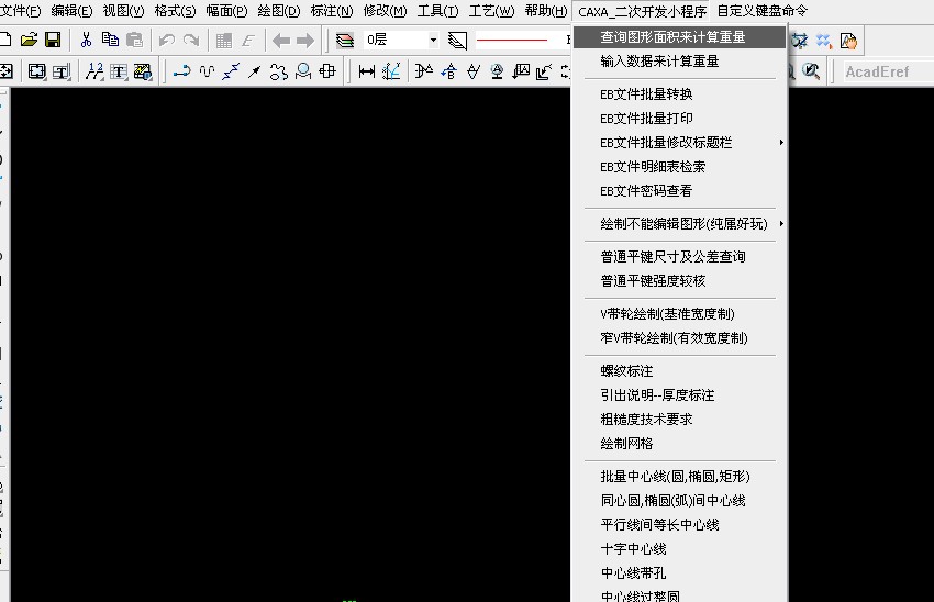CAXA2007工艺图表二次小程序